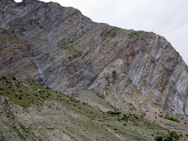 Real folded rock layers exposed in the Indian Himalayas Real folded rock layers exposed in the Indian Himalayas