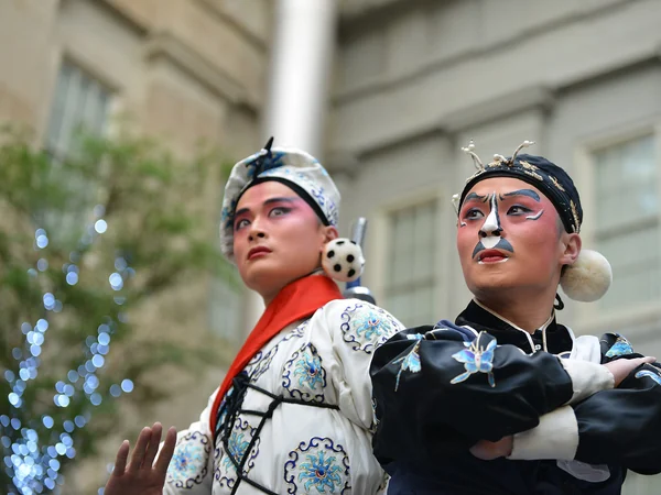 Chinese opera performers at a New Year family festival in Washington, D.C. Chinese opera performers at a New Year family festival in Washington, D.C.