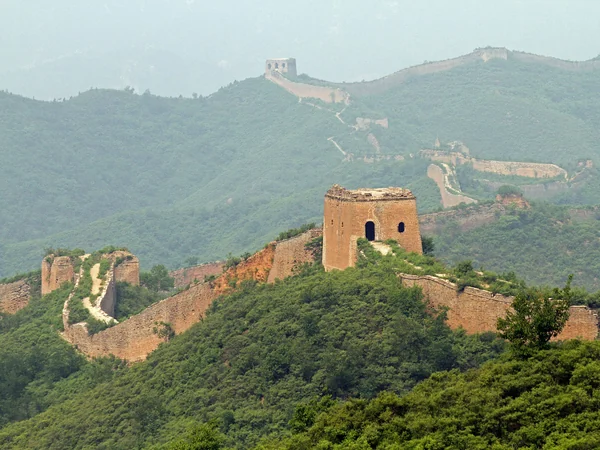 Gubeikou mountain basin viewed from the Great Wall Gubeikou mountain basin viewed from the Great Wall