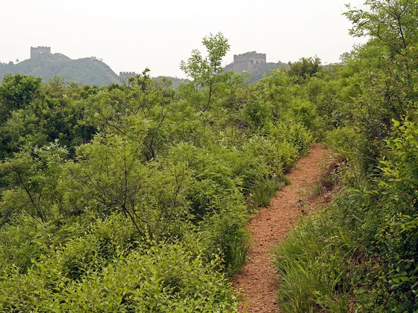 Layered mountain ridges surrounding the Gubeikou Great Wall Layered mountain ridges surrounding the Gubeikou Great Wall
