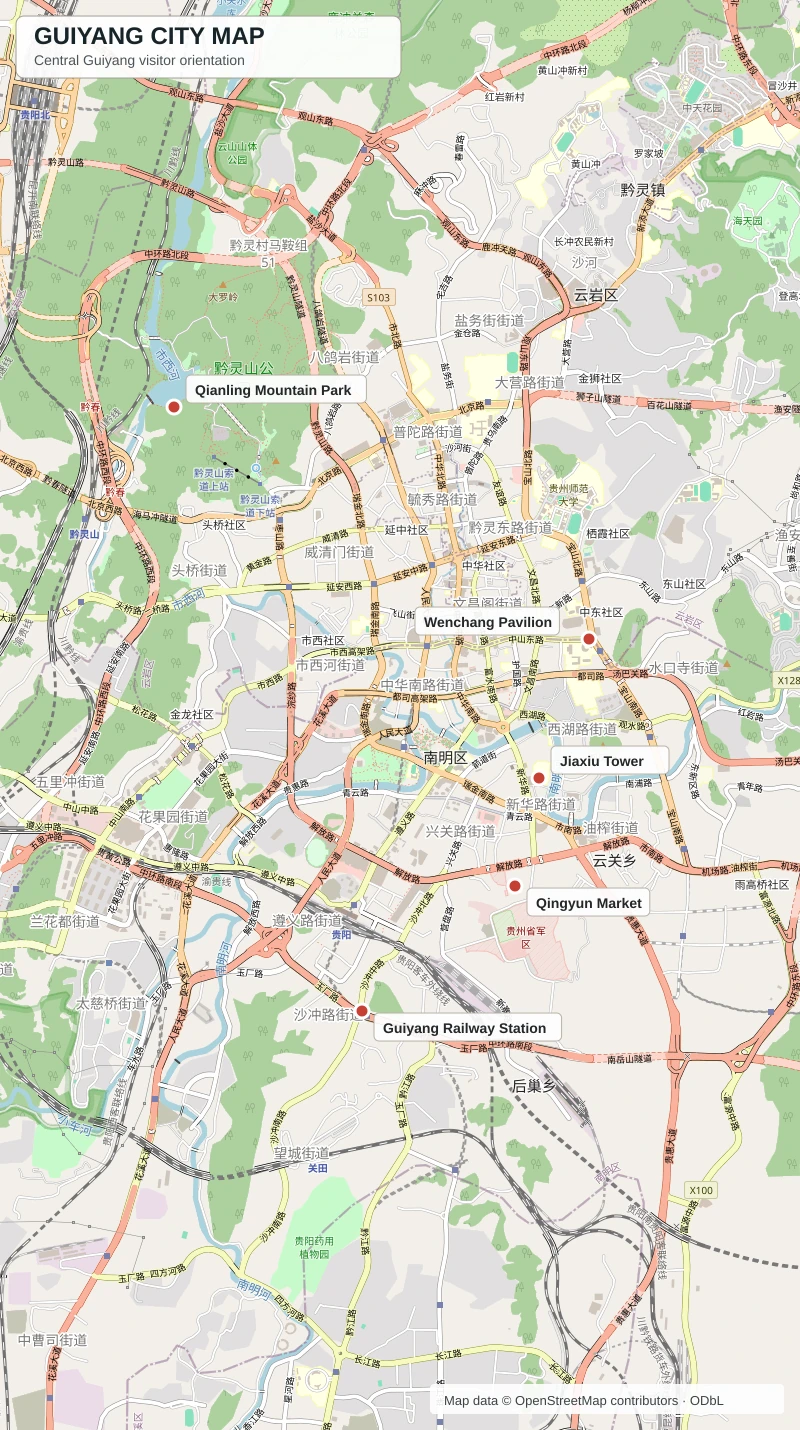 Guiyang Map