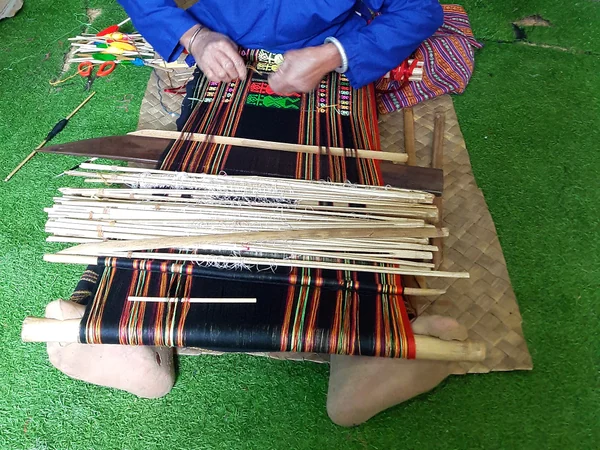 Traditional Li textile craft on Hainan Island