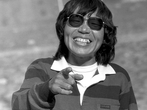 Real photograph of pioneering mountaineer Junko Tabei
