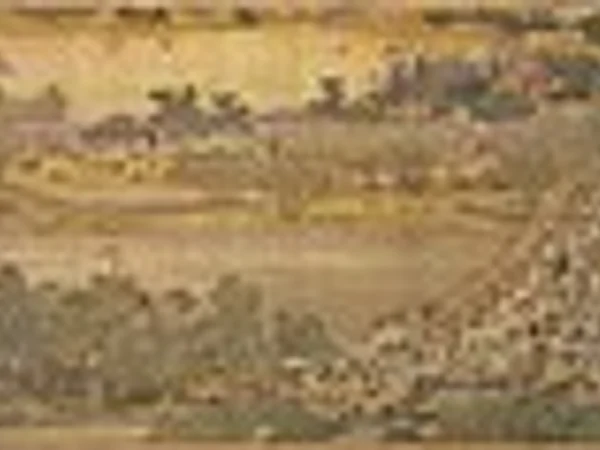 Historic artwork showing urban shops during the Song period Historic artwork showing urban shops during the Song period