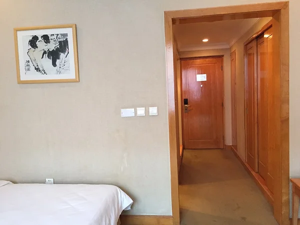 Beijing hotel guest room illustrating a facilities check before booking
