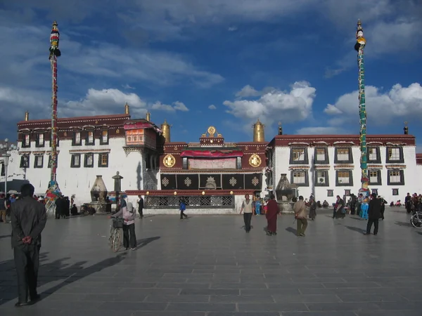 Jokhang Temple area in Lhasa for a Tibet travel planning question