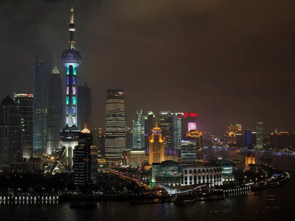 Shanghai skyline view illustrating the trade-off between location and room cost