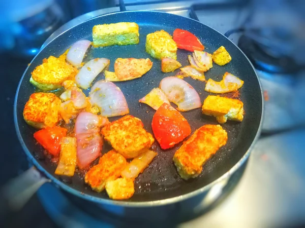 Paneer dish representing Indian dining options during a Shanghai visit