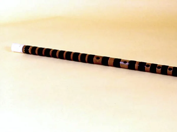 A bamboo dizi, the transverse flute used in Chinese music