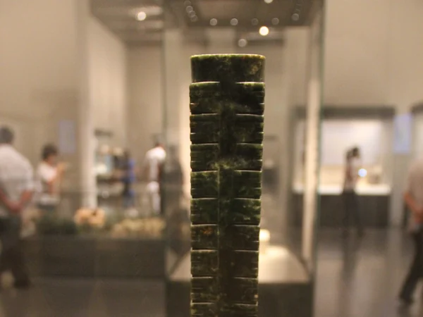 Liangzhu culture jade cong in a museum collection Liangzhu culture jade cong in a museum collection