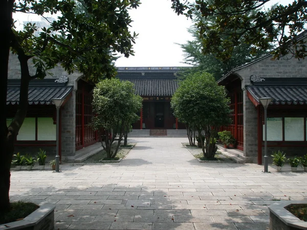 Timber prayer hall inside Jingjue Mosque in Nanjing