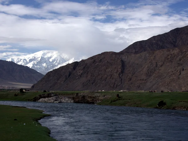 Kunlun mountain terrain near the railway