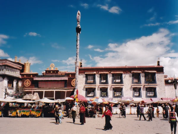 Jokhang Temple entrance in Lhasa old city