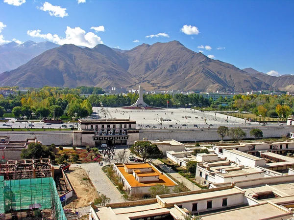 Potala Palace and Lhasa city in Tibet Potala Palace and Lhasa city in Tibet