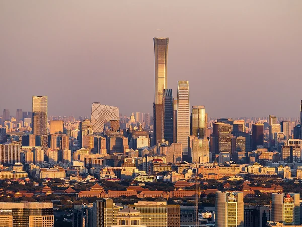 CITIC Tower rising above the Beijing central business district