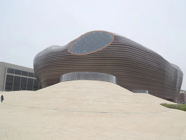 Metal-clad Ordos Museum in Kangbashi, Inner Mongolia