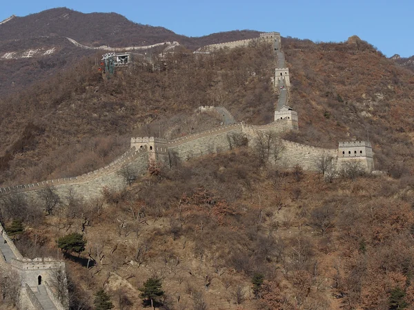 Watchtowers along the forested Mutianyu Great Wall ridge