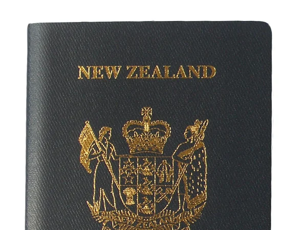A New Zealand e-passport used for international travel to China