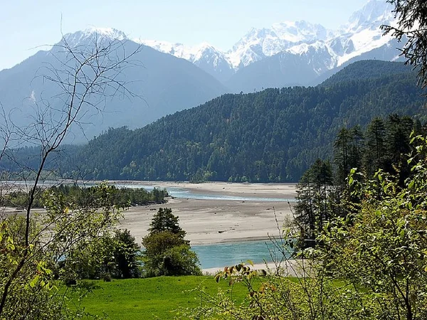 Forested mountain valley in Nyingchi