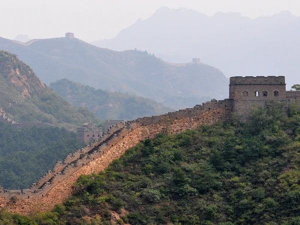 Great Wall watchtowers crossing the mountains at Jinshanling Great Wall watchtowers crossing the mountains at Jinshanling