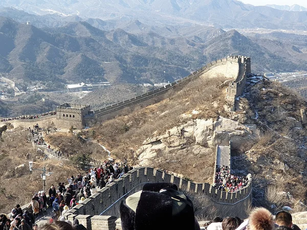 Visitors walking on the Great Wall illustrating independent and guided trip choices