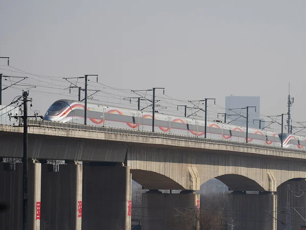 A high-speed train operating on the protected Xuzhou-Lanzhou railway line A high-speed train operating on the protected Xuzhou-Lanzhou railway line