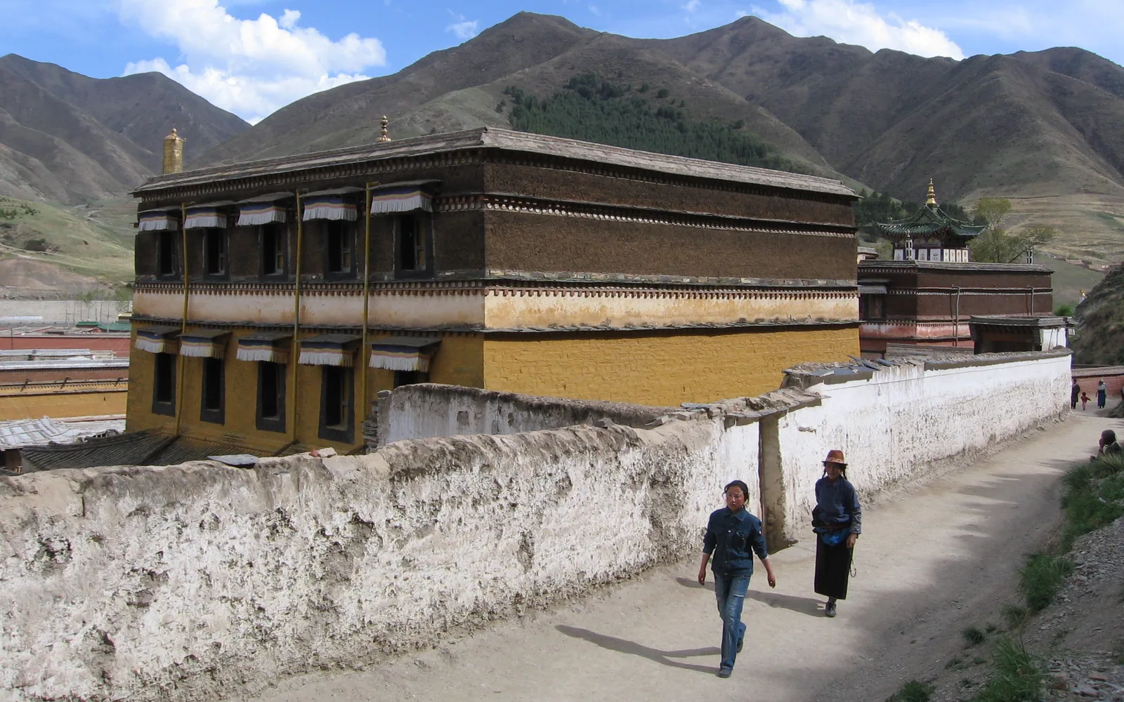 Tibetan landscape near Xiahe — Day 6 of 19 Days Silk Road Experience