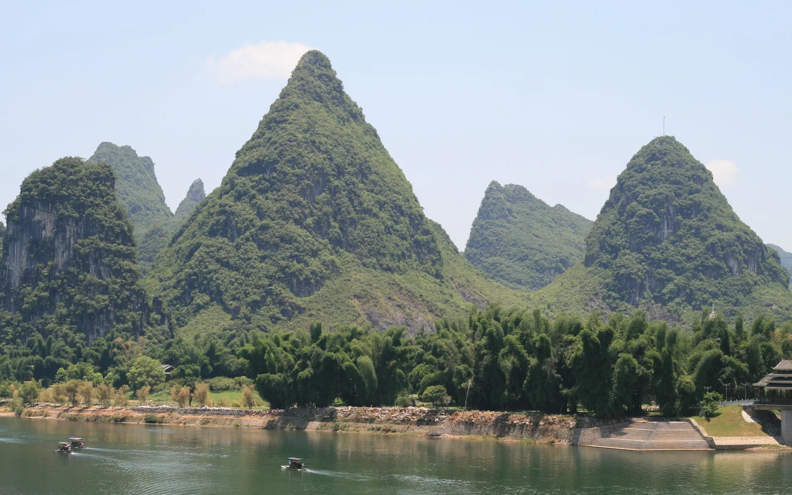 Guangxi karst river landscape near Bama — Day 4 of 7 Days Nanning to Beihai Natural Discovery Tour