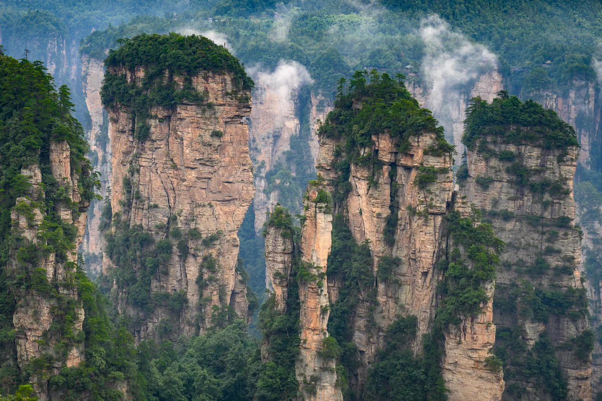 Zhangjiajie sandstone pillars — Guilin Tours