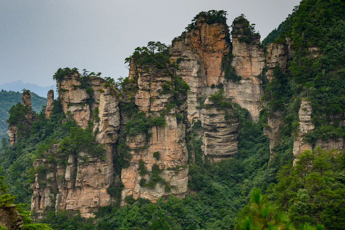 Zhangjiajie sandstone pillars — Chinese Lunar Calendar