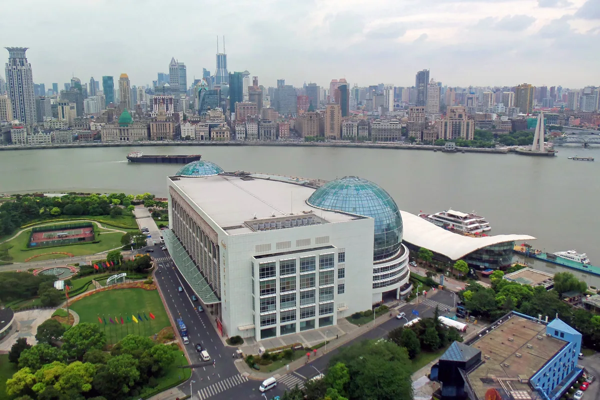 Shanghai Bund skyline — Ancient Chinese Wooden Architecture