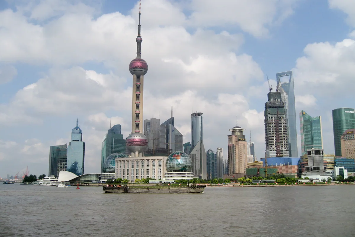 Shanghai Bund skyline — Chinese Dragon Worship