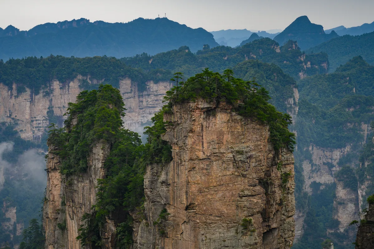 Zhangjiajie sandstone pillars — Popular New Year Greetings in Chinese