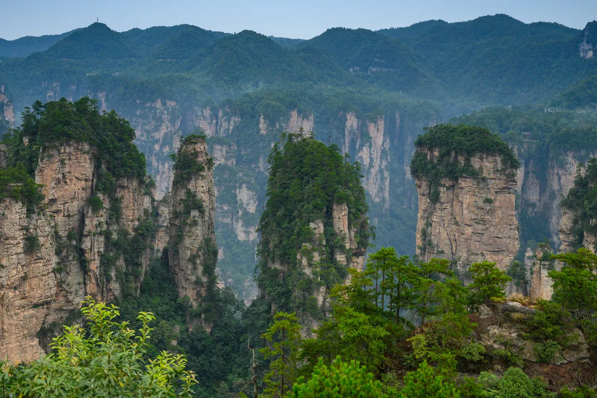 Zhangjiajie sandstone pillars — The Longest Bridges in China
