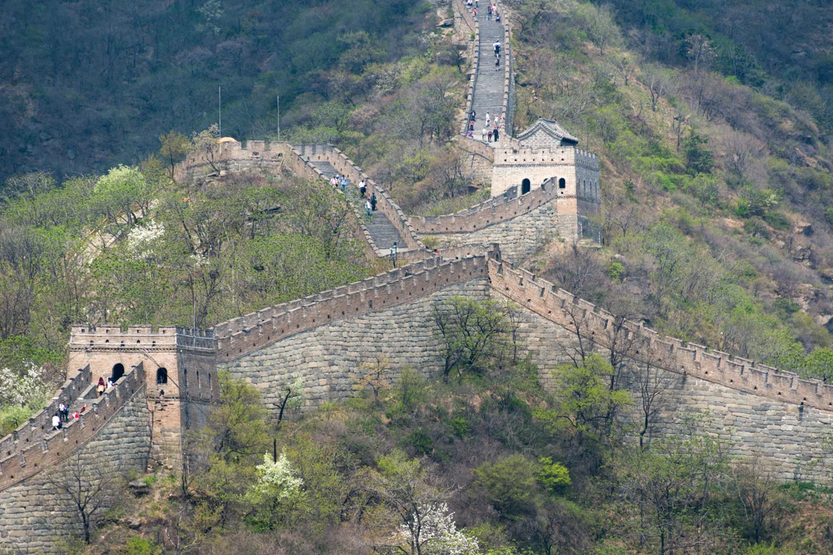 travelers at Mutianyu Great Wall — China Tours from Canada