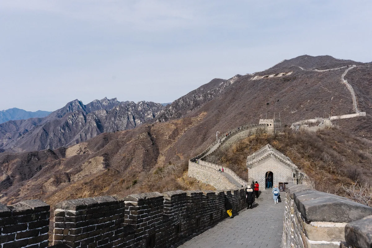 travelers at Mutianyu Great Wall — China Tours from UK