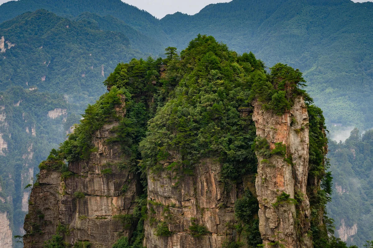 Zhangjiajie sandstone pillars — Mutianyu Great Wall Tour