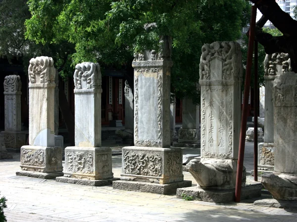 Stone monuments within Beijing’s Dongyue Temple complex Stone monuments within Beijing’s Dongyue Temple complex