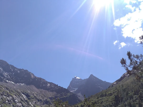 Four Sisters mountain peaks in Mount Siguniang Nature Reserve