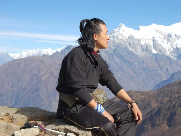 Real portrait of Temba Tsheri, an earlier holder of the youngest Everest record Real portrait of Temba Tsheri, an earlier holder of the youngest Everest record