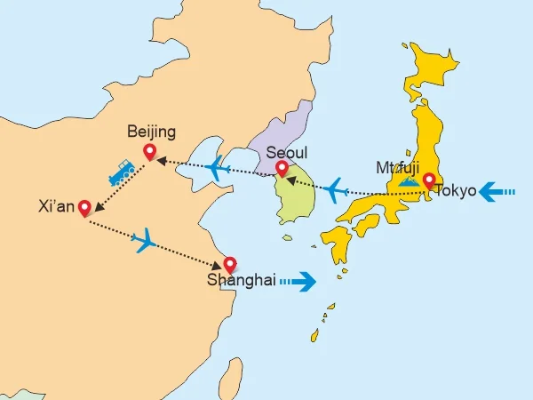 6 Days Beijing to Shanghai by High Speed Train