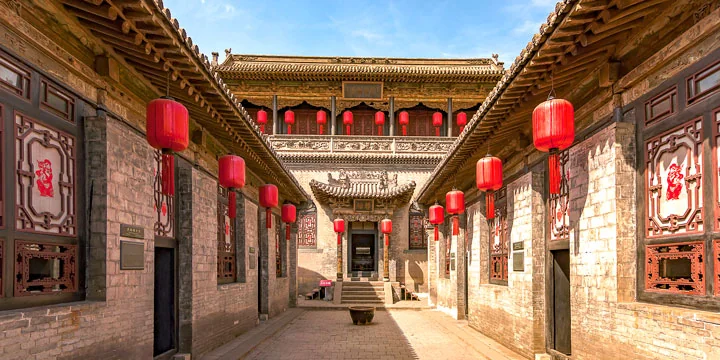 Traditional courtyard architecture in Pingyao Ancient City