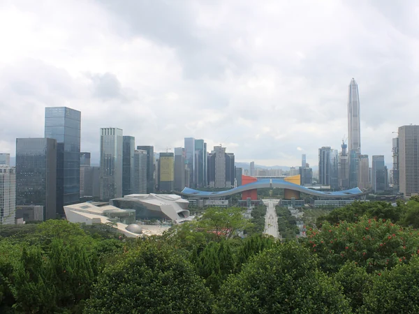 Futian skyline in Shenzhen, China’s first-generation special economic zone