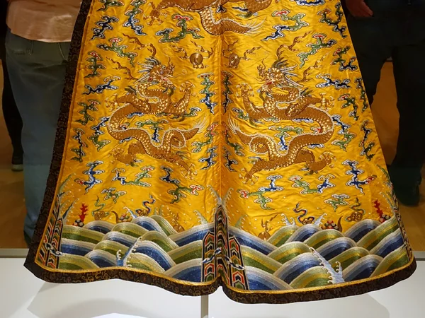 Qing court robe embroidered by the Imperial Silk Manufactory in Suzhou Qing court robe embroidered by the Imperial Silk Manufactory in Suzhou