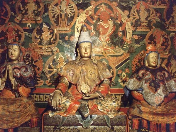 Traditional cultural depiction of Songtsen Gampo Traditional cultural depiction of Songtsen Gampo