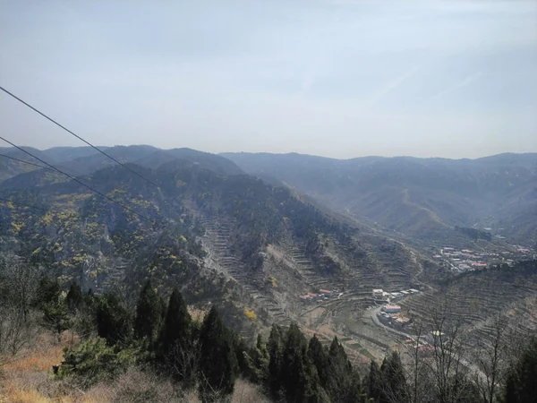 Mountain landscape at Seven Stars Terrace near Jinan Mountain landscape at Seven Stars Terrace near Jinan