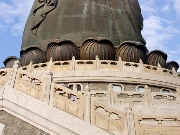 Tian Tan Buddha above Ngong Ping on Lantau Island Tian Tan Buddha above Ngong Ping on Lantau Island