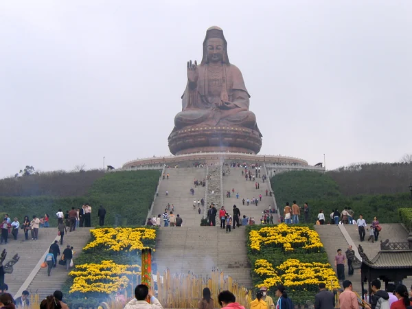 The Guanyin statue on Xiqiao Mountain near Foshan The Guanyin statue on Xiqiao Mountain near Foshan