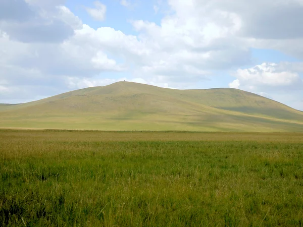 Green summer grassland and river landscape in Hulunbuir, Inner Mongolia Green summer grassland and river landscape in Hulunbuir, Inner Mongolia