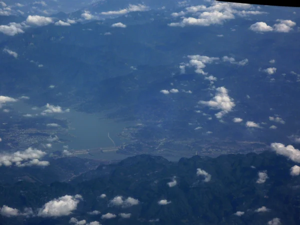 Three Gorges Dam and reservoir landscape in Hubei Three Gorges Dam and reservoir landscape in Hubei